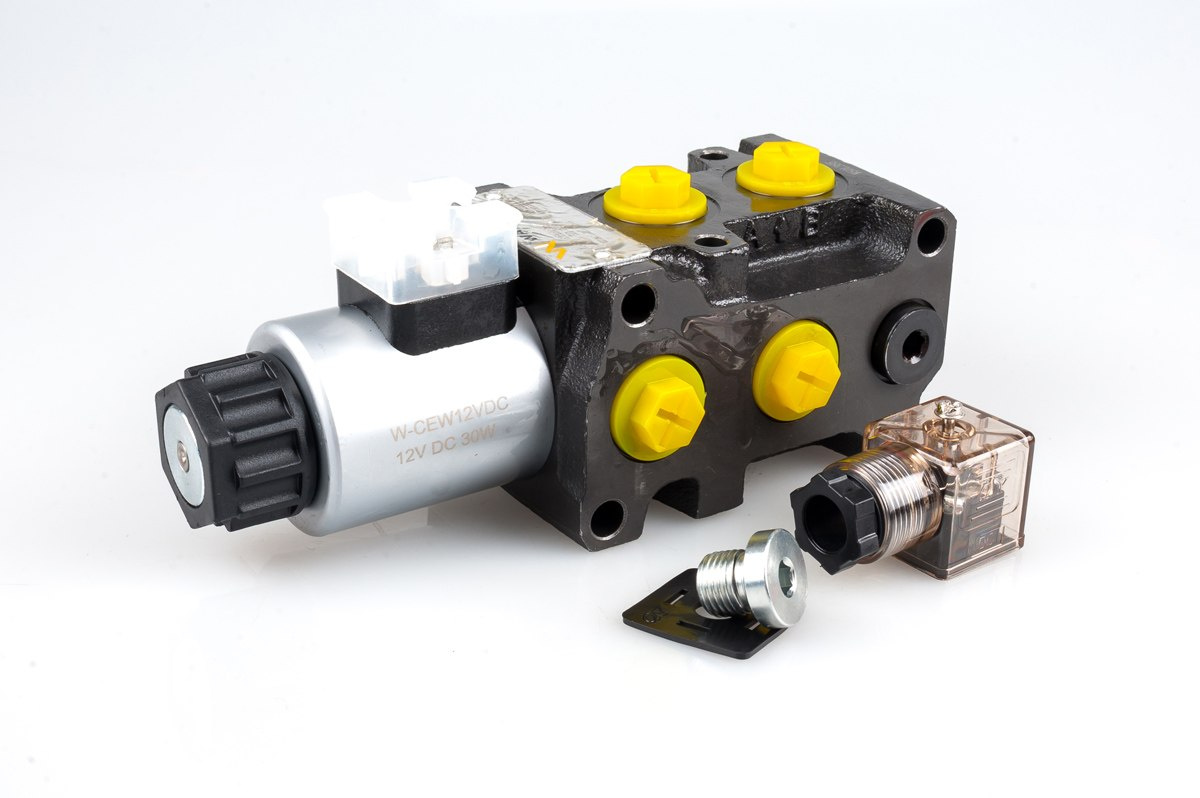 Dzielnik, zawór, elektrozawór kierunkowy elektromagnetyczny kontroli W-E38DVS6/2 (DVS6/50 L/min) G3/8" 50L 12V Waryński Dzielnik, zawór, elektrozawór kierunkowy elektromagnetyczny kontroli W-E38DVS6/2 (DVS6/50 L/min) G3/8" 50L 12V Waryński