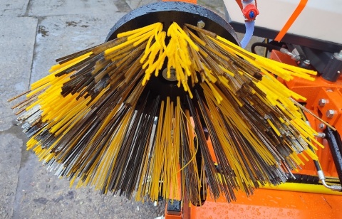 SZCZOTKA BOCZNA TALERZOWA MIX PPN/STAL 320x500mm 320/500 DO ZAMIATARKI PLASTIK/DRUT DO ZAMIATAREK