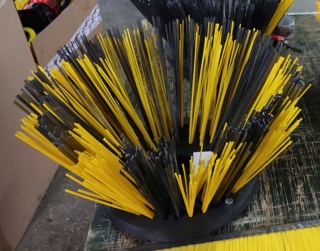 SZCZOTKA BOCZNA TALERZOWA MIX PPN/STAL 320x500mm 320/500 DO ZAMIATARKI PLASTIK/DRUT DO ZAMIATAREK