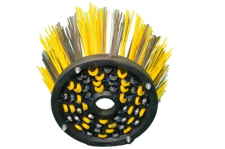 SZCZOTKA BOCZNA TALERZOWA MIX PPN/STAL 320x500mm 320/500 DO ZAMIATARKI PLASTIK/DRUT DO ZAMIATAREK