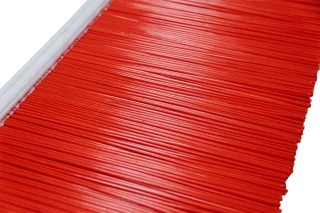Szczotka listwowa 1000x250 PP CZERWONA plastik polipropylen